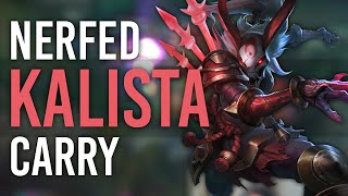 Imaqtpie  NERFED KALISTA CARRY ft IWDominate [upl. by Alejoa]