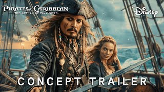 Pirates of the Caribbean 6 The Return Of Davy Jones  First Trailer  Johnny Depp Margot Robbie [upl. by Bac103]