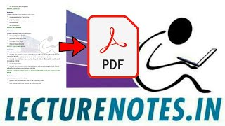 How To Download PDF Notes From lecturenotesin For Free  Download PDF From Lecturernotes For Free [upl. by Gainor]