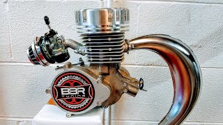 BBR Racing Series Stage 4 Unboxing  Engine teardown 80cc 66cc 2 stroke motorized bike kit [upl. by Nalyac]