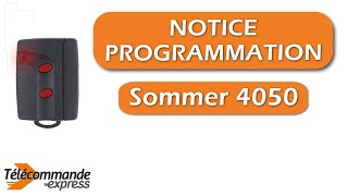 Programmer une Télécommande Sommer 4050 [upl. by Atalaya]