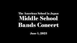 June 1 2023  Middle School Bands Concert [upl. by Ttik]