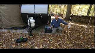 Powering our Bushwacker Teardrop Camper with a Bluetti AC220P PPS [upl. by Rhett460]