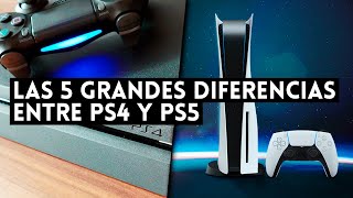 Las 5 GRANDES DIFERENCIAS entre PS4 y PS5 [upl. by Werdnael421]