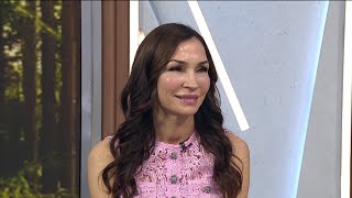 Famke Janssen on genrebending movie ‘Boy Kills World’  New York Live TV [upl. by Queridas502]