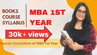 1st year MBA Subjects  MBA Syllabus  MBA Course [upl. by Arrej]