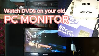 How to connect DVD player amp amplifier to PC Monitor [upl. by Dyane]