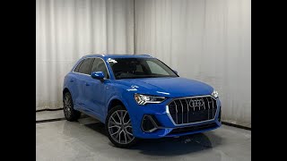 2022 Audi Q3 Progressiv SLine AWD Review  Park Mazda [upl. by Rabma]