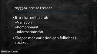 Nominalfraser [upl. by Tann]