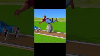 Scary Teacher 3D vs Squid Game Rolling Ball Who Faster Jump Challenge Miss T vs Granny Loser shorts [upl. by Ahsyek310]