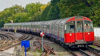 London Underground Trains at Arnos Grove tube Station 06092023 [upl. by Sucramd]