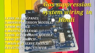 Gas suppression system wiring diagram in Hindi fire alarm system [upl. by Sibella]