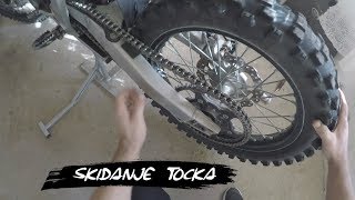 Rear wheel changeDirt Bike quotKawasaki kx450fquot Skidanje zadnjeg tockaFUNNY MODE [upl. by Reeba654]