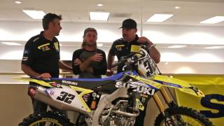 Talking about JGR MX and Factory Suzuki for 2018 with Jeremy Albrecht and Coy Gibbs [upl. by Anahsek]