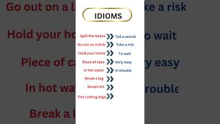 Boost your English with These Powerful Idioms english idioms vocabulary [upl. by Eelram178]