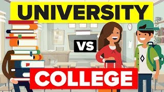 University VS College  Whats The Difference Education Comparison [upl. by Kassity]