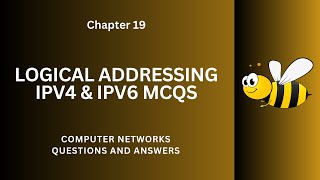 Logical Addressing IPv4 IPv6 MCQ Questions Answers  IPv4 IPv6 Class 912 MCQs Ch 19 Notes PDF  App [upl. by Enilegna]