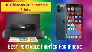 HP OfficeJet 200 Portable Printer  2024 Review [upl. by Babs]