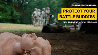 Protecting your battle buddies  5th Regiment Advanced Camp  CST 2024 [upl. by Sharyl82]