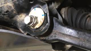 Prado front lower control arm bushes part 1 [upl. by Thadeus]