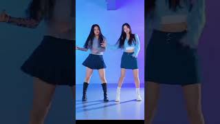 Two Korean girls dance in Hindi song  dard hua [upl. by Adlesirg35]