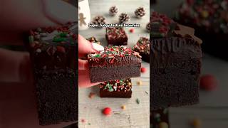 The ultimate Christmas brownies 😍 easyrecipe shorts [upl. by Notsek519]