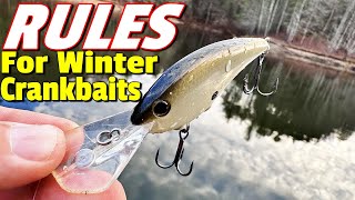 Rules For Crankbait Success  Winter Bass Fishing [upl. by Fortune]