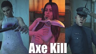 HITMAN Freeform Training Axe Kill Everyone Invisible Man Mod [upl. by Kcirdneh803]