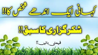 Andha Faqeer  Andhe Faqeer Ki Dilchasp Kahani  Islamic Moral Story  Urdu Story  Urdu Hindi [upl. by Esila]