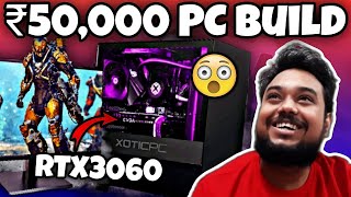 ₹50000 PC Build With RTX3060  Your PC Build Request 5  Which Components You Should Buy [upl. by Eneleahcim]