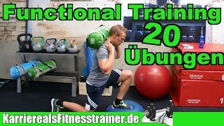 Functional Training Grundlagen Vor und Nachteile  20 effektive Übungen [upl. by Yelrak]