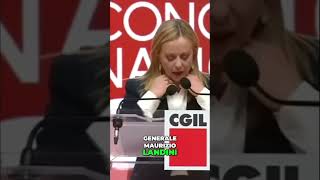 Meloni chiede alla CGIL Rispetto e Dialogo LImportanza del Sindacato [upl. by Adimra306]