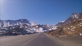 Driving up to Tizi nTichka in Moroccan Atlas Mountains [upl. by Davilman]