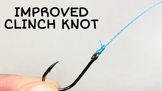 Fishing Knots improved clinch knot One of the BEST Fishing Knots for Mono or Fluorocarbon Line [upl. by Mook]