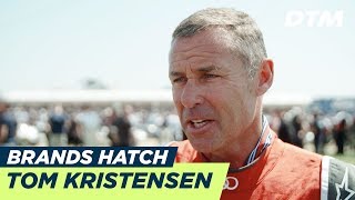 Tom Kristensen quotBrands Hatch is the toughest track in the DTM calendarquot  DTM Brands Hatch 2018 [upl. by Atinuaj]