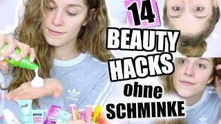 14 BEAUTY TIPPS ohne SCHMINKE für SCHÜLER amp ANFÄNGER ♡ BarbaraSofie [upl. by Noerb961]