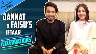 Jannat Zubair Rahmani’s Iftaar Treat For Faisal Shaikh Aka Faisu  Iftaar Celebrations [upl. by Amos839]