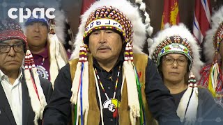 Saskatchewan First Nation chiefs hold a news conference in Ottawa – October 9 2024 [upl. by Ganiats]