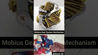 Mobius Gear System Mechanism Mechanism Mechanism mechanism solidworks 3ddesign cad shorts [upl. by Elvera895]