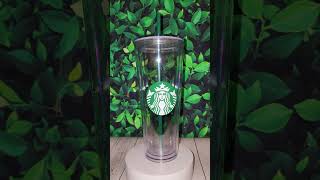 Starbucks Clear Tumbler Venti 24 oz Double Wall Acrylic Cold Cup Tumbler [upl. by Ahtel98]