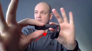 CES 2021 Aftershokz OpenMove Bone Conduction Headset with Mic Recording Audio [upl. by Leaffar]