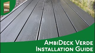 AmbiDeck Composite Decking Installation Guide [upl. by Isola]