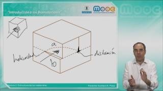 MOOC Biomateriales 26 Estructura de los materiales [upl. by Omura564]