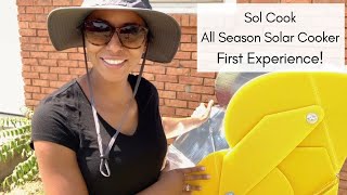 Sol Cook All Season Solar Cooker Review  Off Grid Cooking [upl. by Aiuqal107]