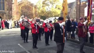 Those that Marched to Vivary Park  Remembrance Sunday Taunton 2016 [upl. by Bendick]