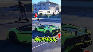 Lambo AVENTADOR vs Patinete RION 🔥 120 kmh [upl. by Rosane]