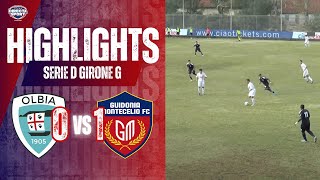 Calcio Serie D Gir G  Olbia Calcio 1905Guidonia Montecelio 1937 01 Highlights [upl. by Notsecnirp]