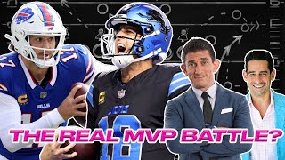 Josh Allen vs Jared Goff for MVP [upl. by Sophy]