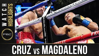 Cruz vs Magdaleno HIGHLIGHTS October 31 2020  PBC on SHOWTIME PPV [upl. by Anibla]