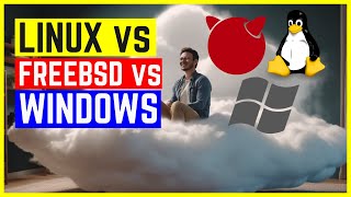 THE BEST OPERATING SYSTEM LINUX vs FREEBSD vs WINDOWS [upl. by Ttelracs]